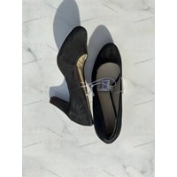 کفش پاشنه‌دار جیر زنانه