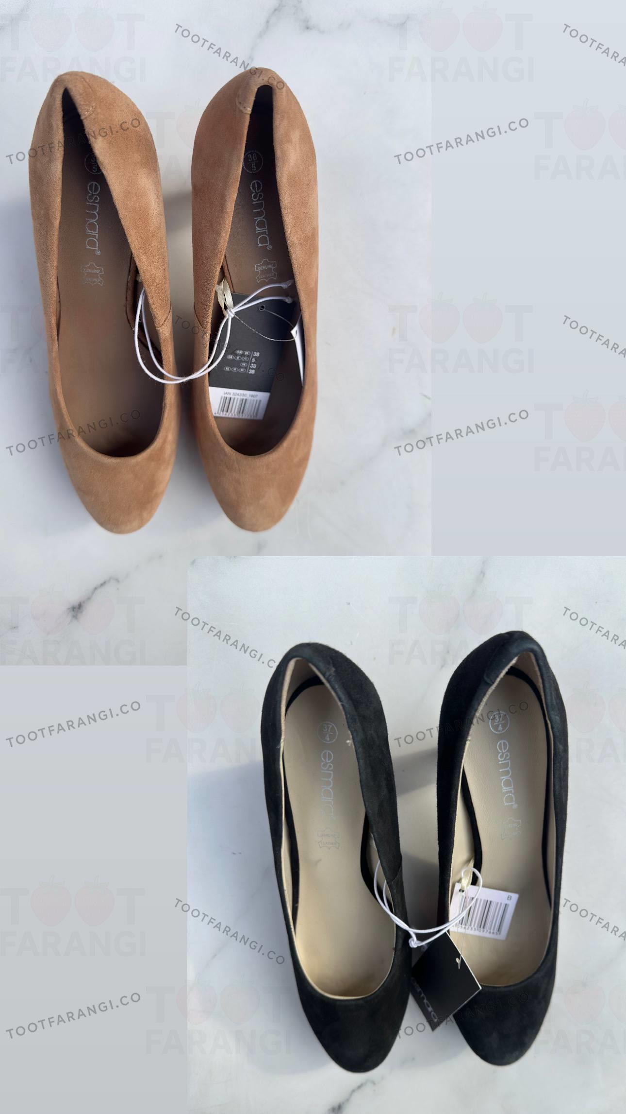 کفش پاشنه‌دار جیر زنانه