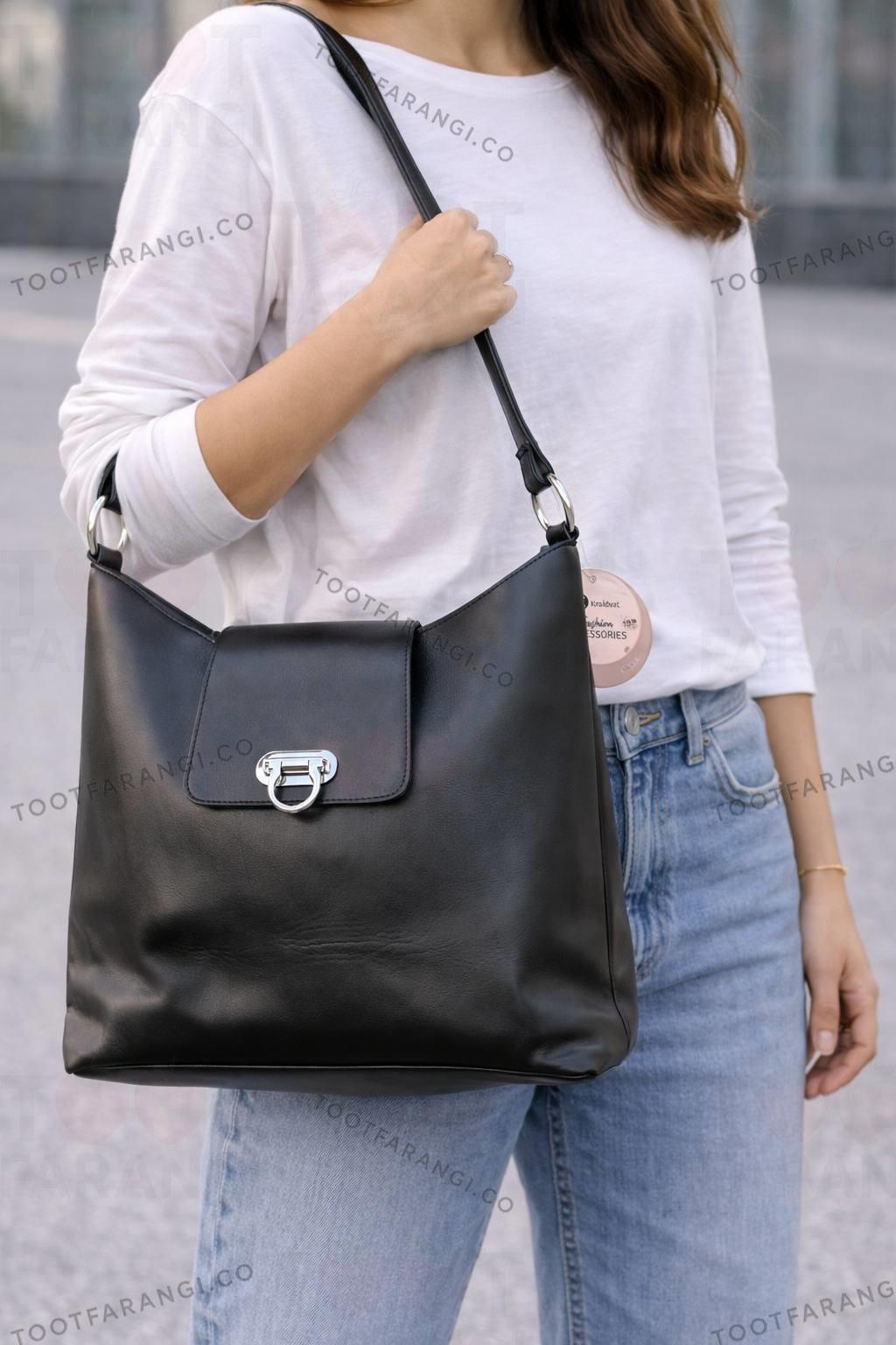 کیف دوشی طرح قفل