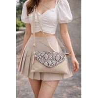 کیف کرم طرح پوست ماری