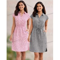 پیراهن تابستانی لینن