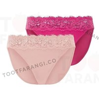 شورت اسلیپ ریش دار-پک دو عددی