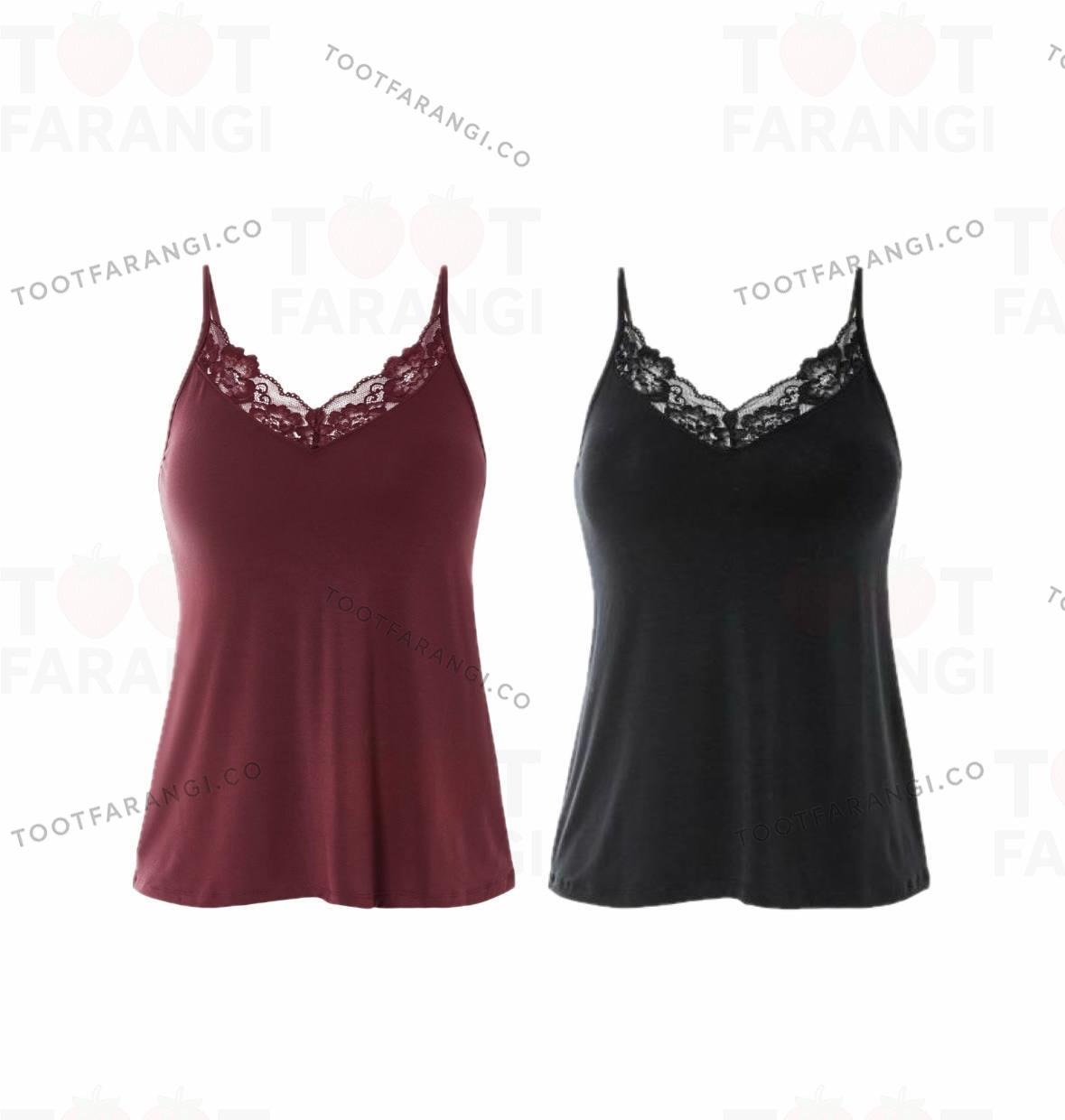 تاپ بندی یقه گیپوری 