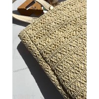 کیف حصیری استوانه 