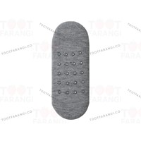 پاپوش طرحدار پک دو عددی خاکستری