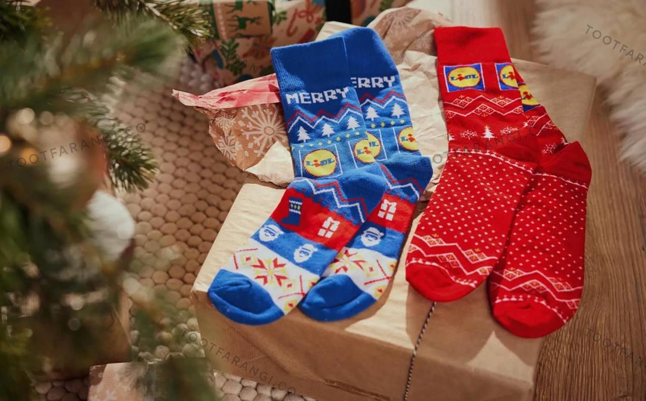 جوراب طرح لیدل