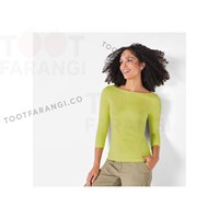 بلوز نخی یقه قایقی