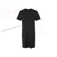 تیشرت لانگ مشکی تک