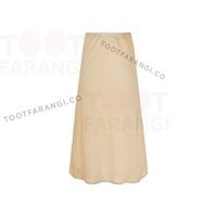 دامن ساتن کرم