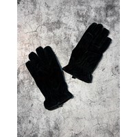 دستکش جیر دکمه دار 