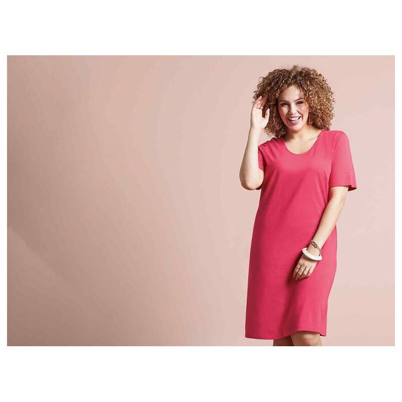 پیراهن صورتی سایز بزرگ