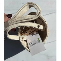 کیف حصیری استوانه 