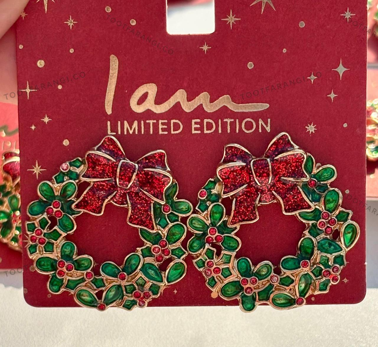 گوشواره رینگی طرح روبان