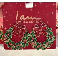 گوشواره رینگی طرح روبان