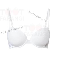 سوتین کاپدار نخی پک دوتایی سفید مشکی