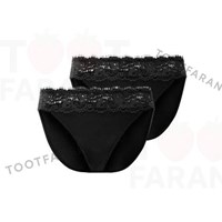 شورت اسلیپ ریش دار-پک دو عددی