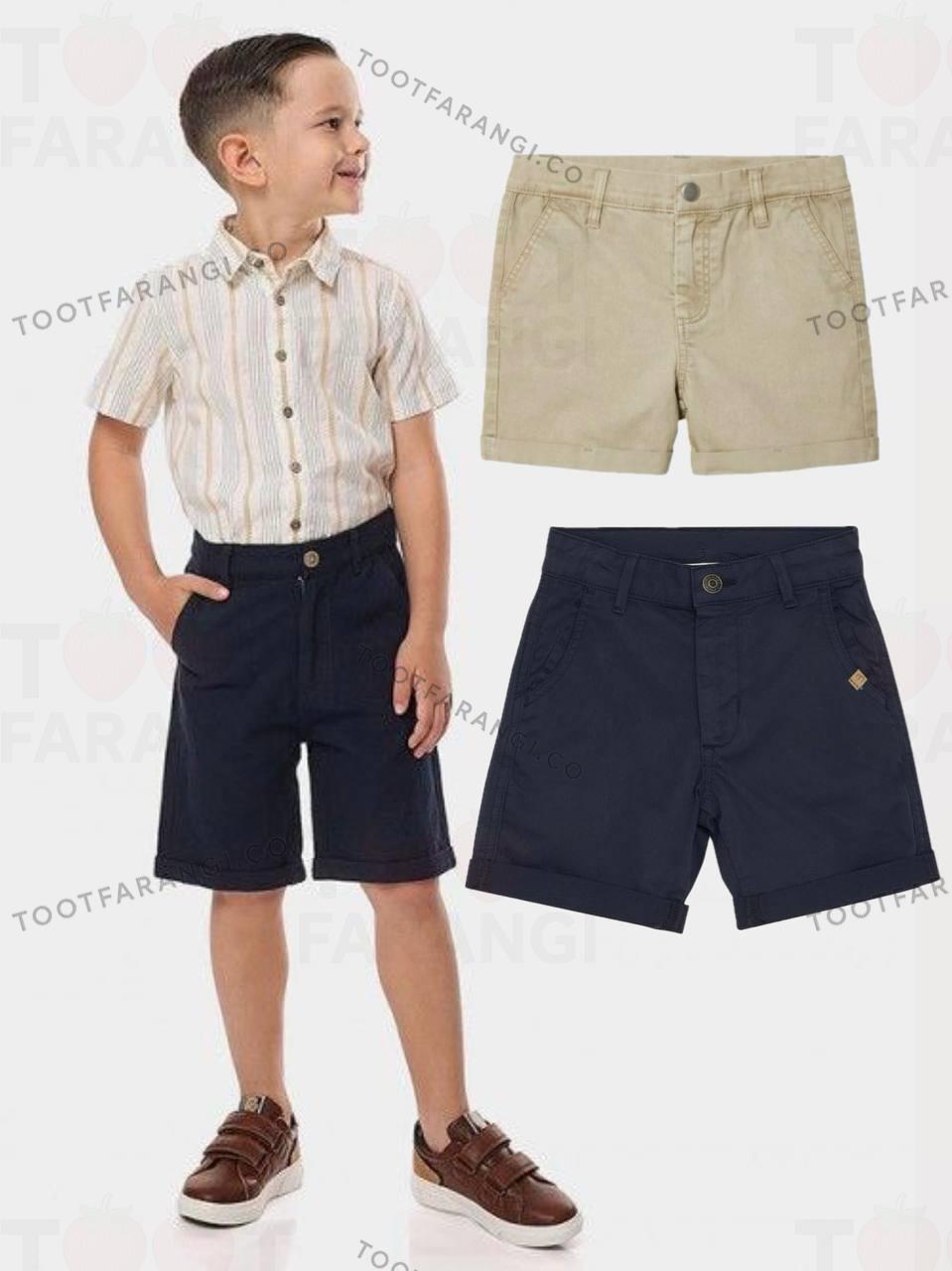 شلوارک کتان بچگانه