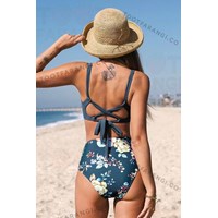 مایو دو تیکه فیلی گلدار