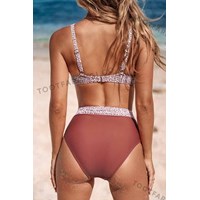 مایو دو تیکه گلبهی خالدار