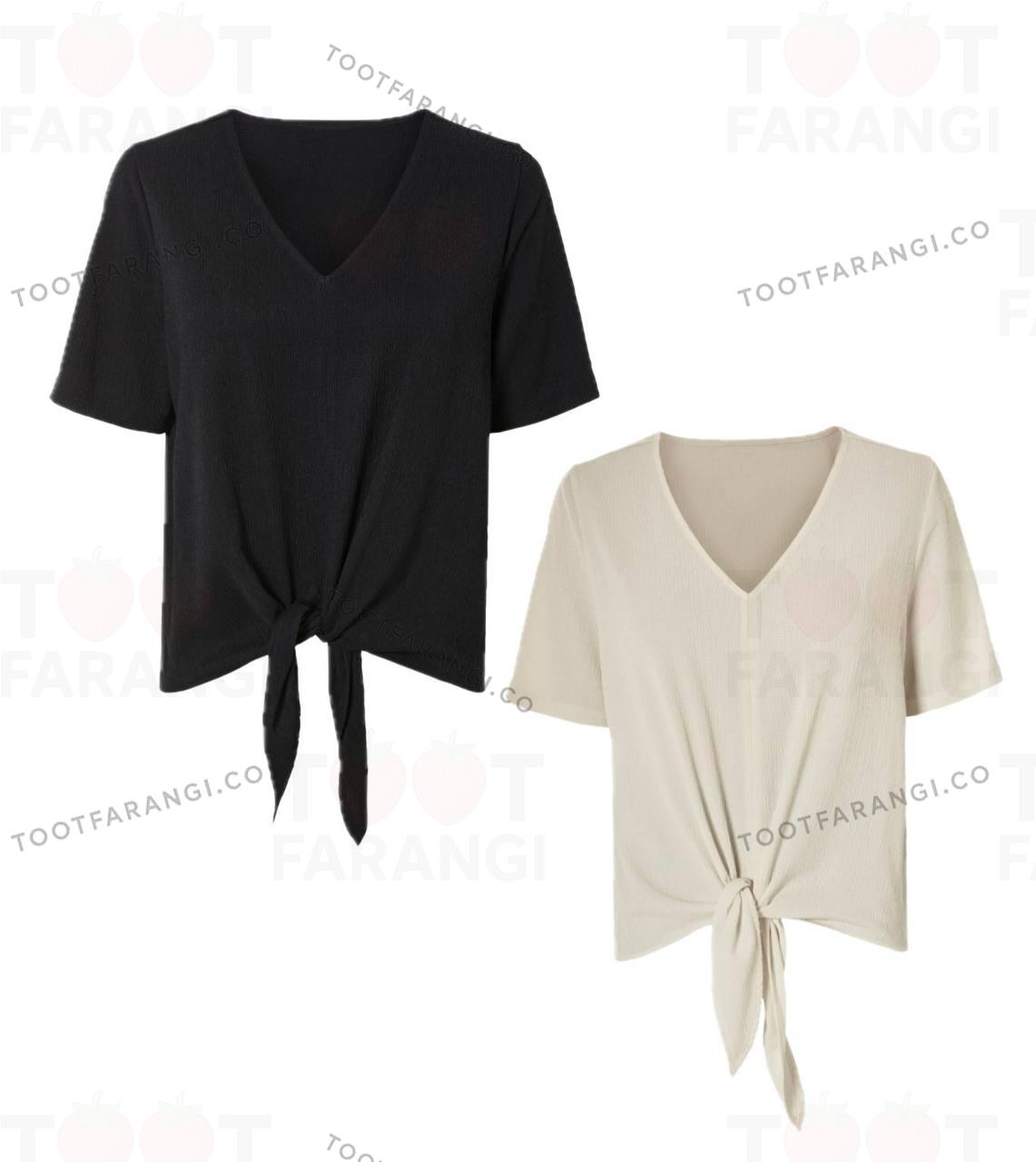 بلوز یقه هفت گره ای