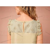 تاپ خامه دوزی زنانه