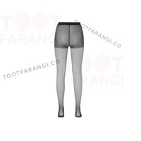 جوراب شلواری طرحدار پک دو عددی