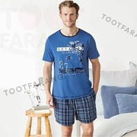 ست تیشرت شلوارک راحتی مردانه