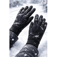 دستکش جیر مچ دار