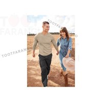 تونیک جین جلو دکمه