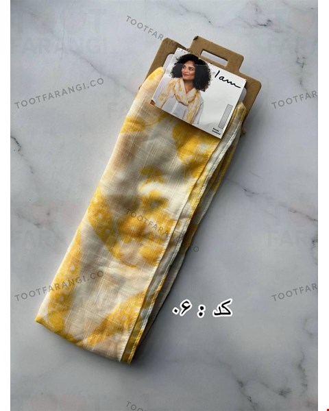 شال زنانه زرد آی ام - اورجینال آمریکایی