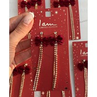 گوشواره نگین دار