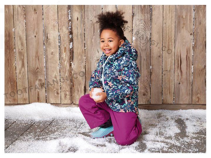 کاپشن گلدار بچگانه