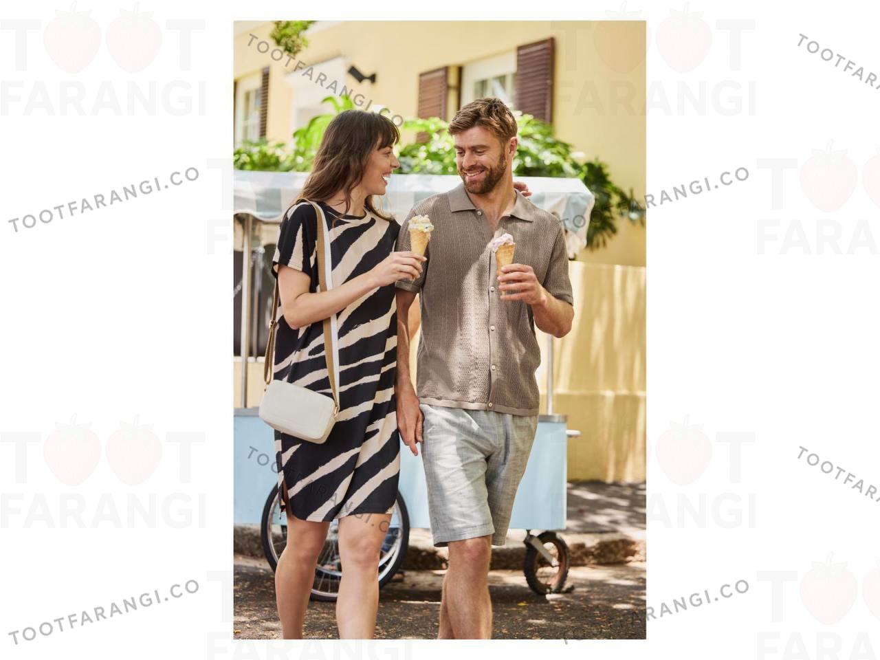 پیراهن طرح زبرا