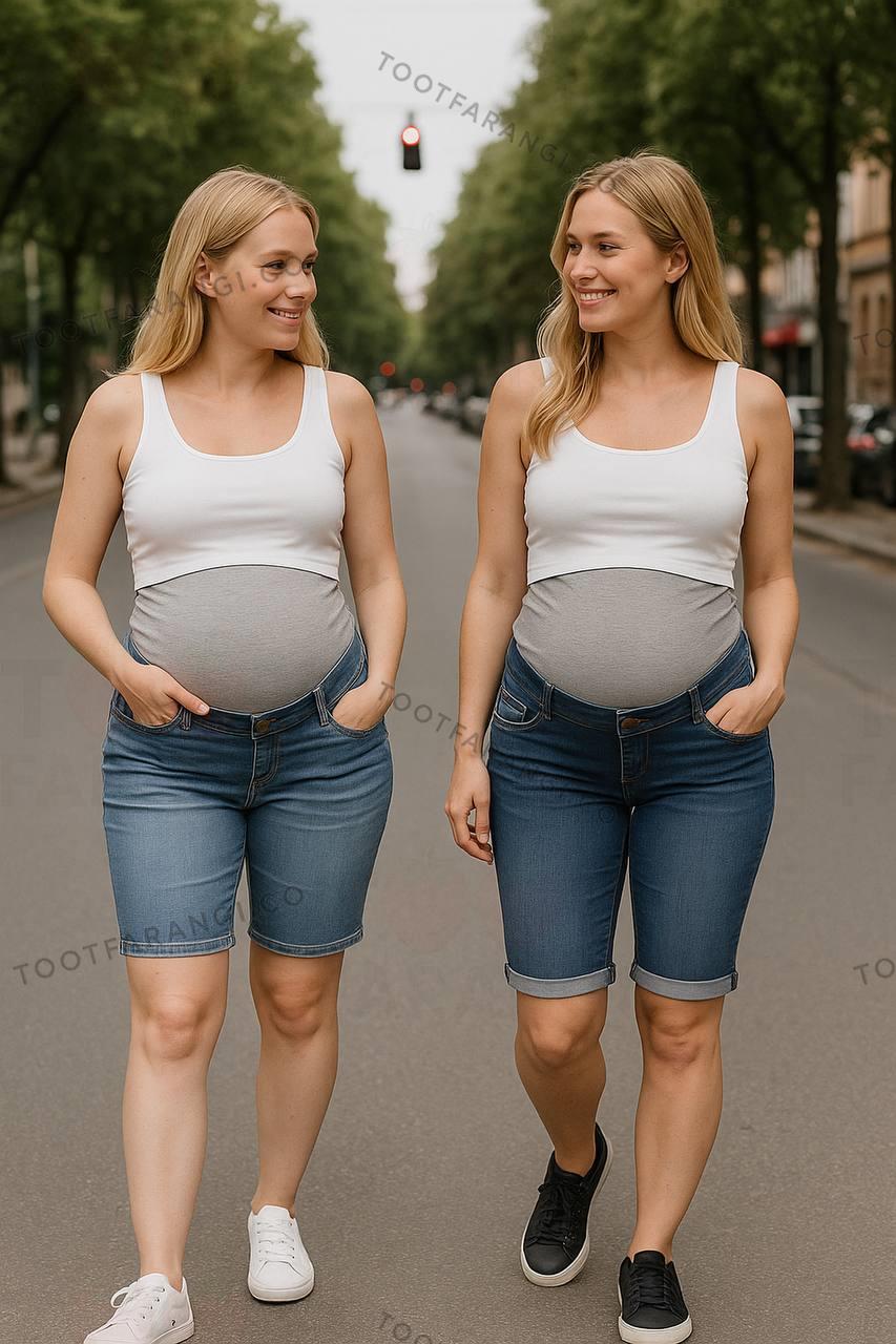 شلوارک جین بارداری