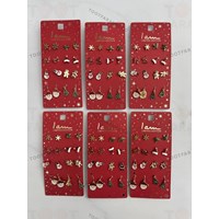 گوشواره پک هشت عددی طرح برگ