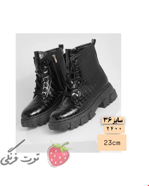 نیم بوت راک براق زنانه