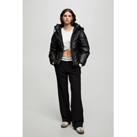کاپشن چرمی پافر Pull and Bear