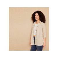 شومیز کتان جین