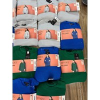 بافت یقه گرد سه رنگ