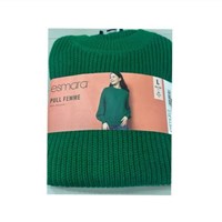 بافت یقه گرد سه رنگ