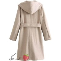 پالتو پشمی کلاه دار