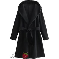 پالتو پشمی کلاه دار