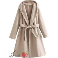 پالتو پشمی کلاه دار