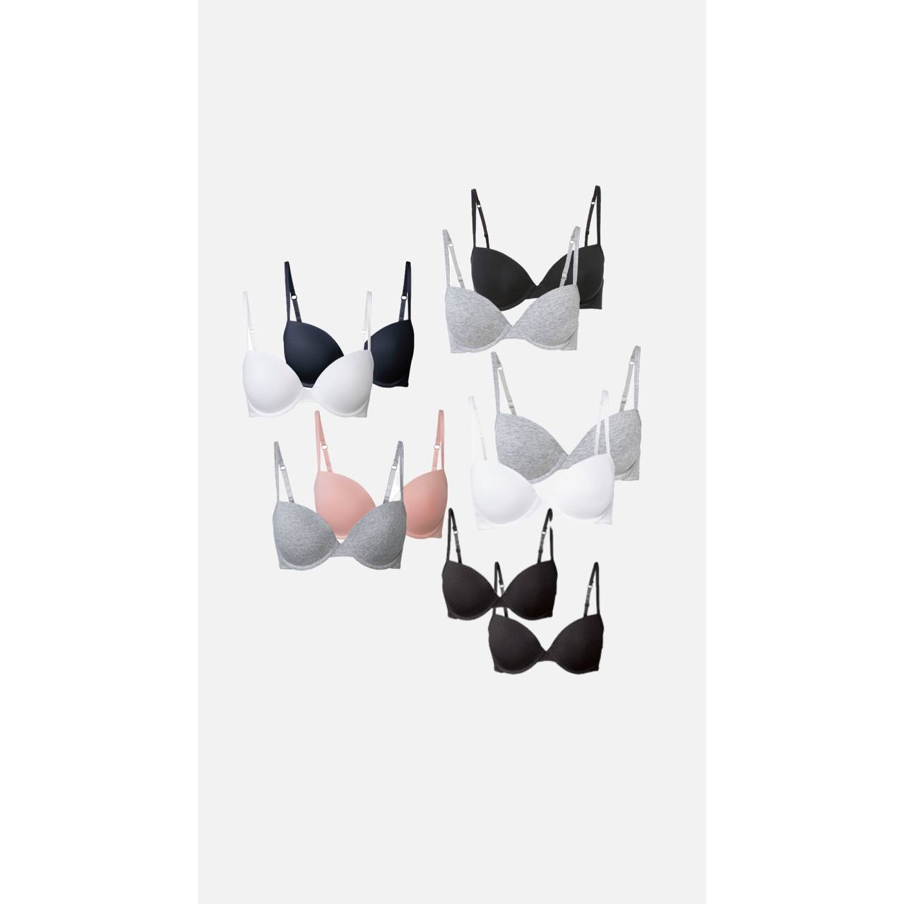 سوتین نخی کاپدار پک 2 عددی