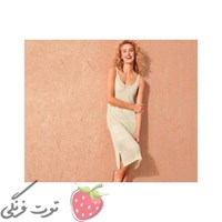 پیراهن ساحلی قلاب بافی