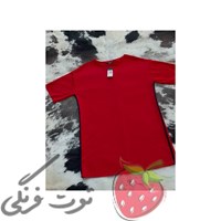 تیشرت لانگ قرمز
