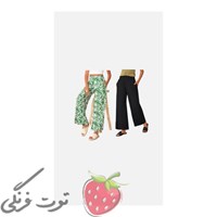 شلوار واید کمرکش