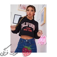 کراپ هودی طرح نوشته