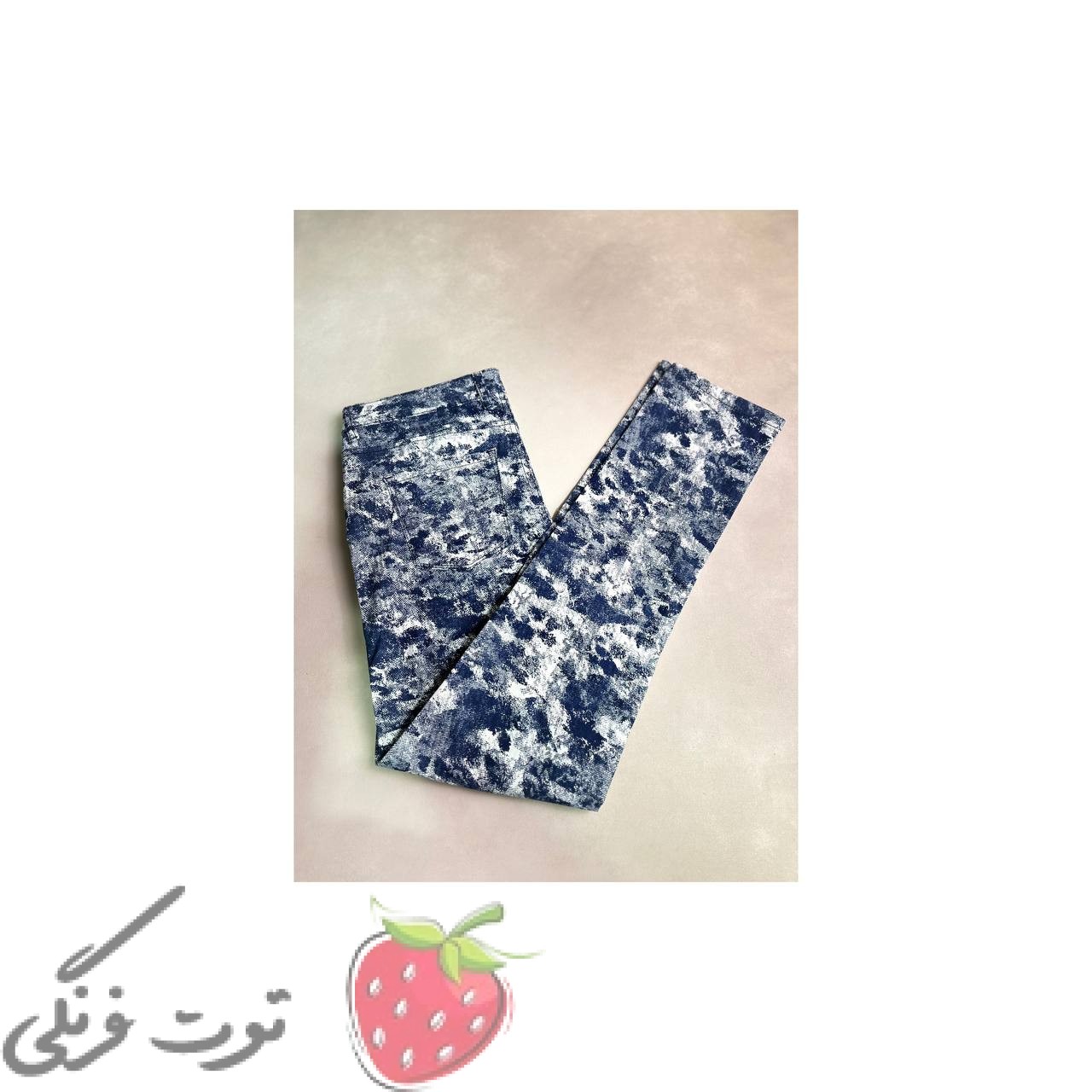 شلوارجین طرح دار