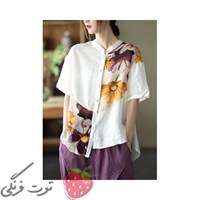 شومیز شلوار یقه بسته